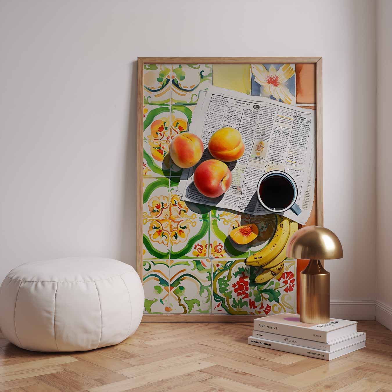 Kleurrijke Keuken Taferelen Poster-WallArtistic