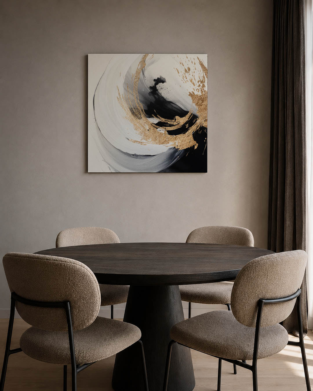 Dynamische vormen Kunstwerk