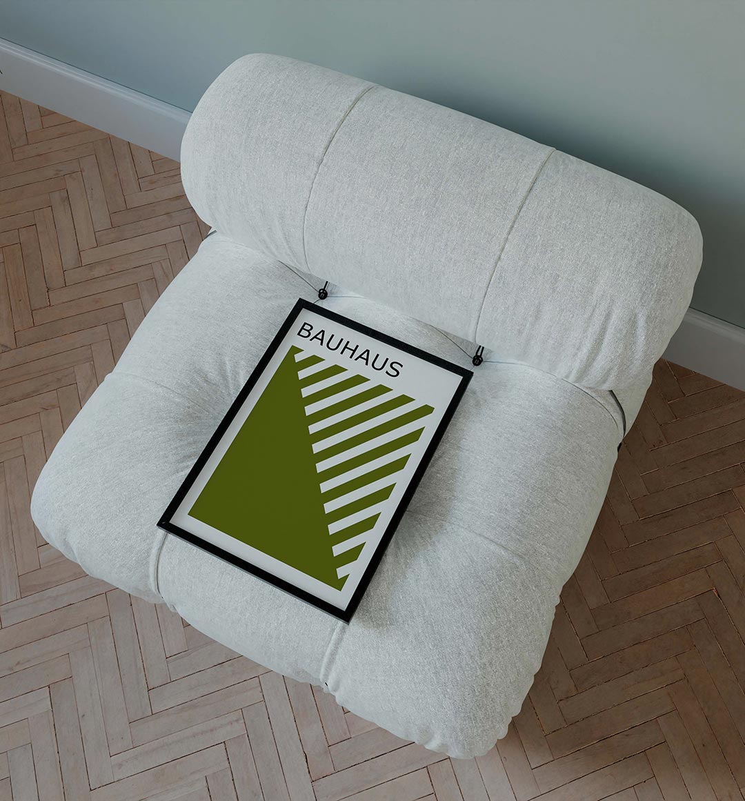 Diagonal lijnen Poster