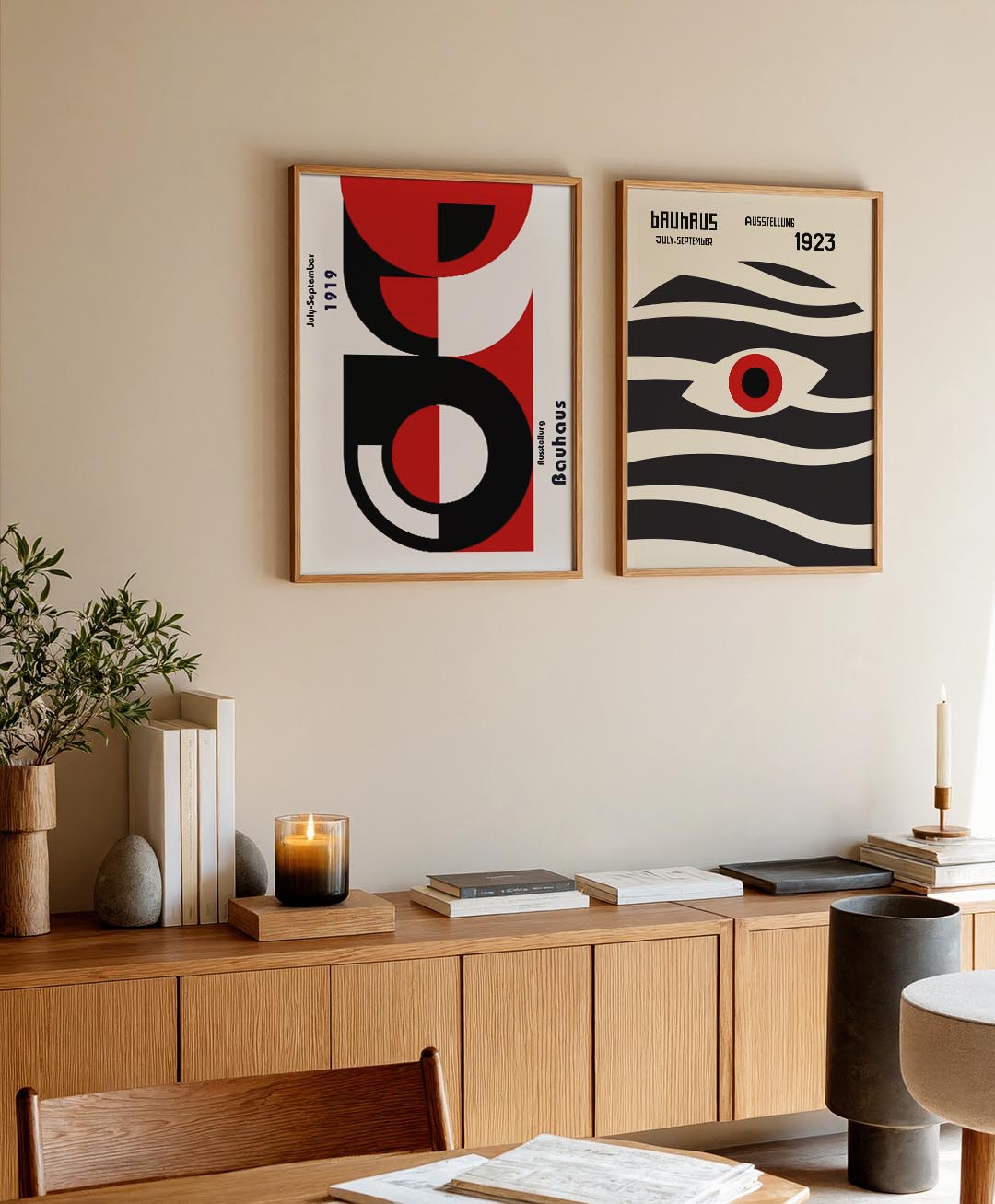 Vormen en vlakken Posterset