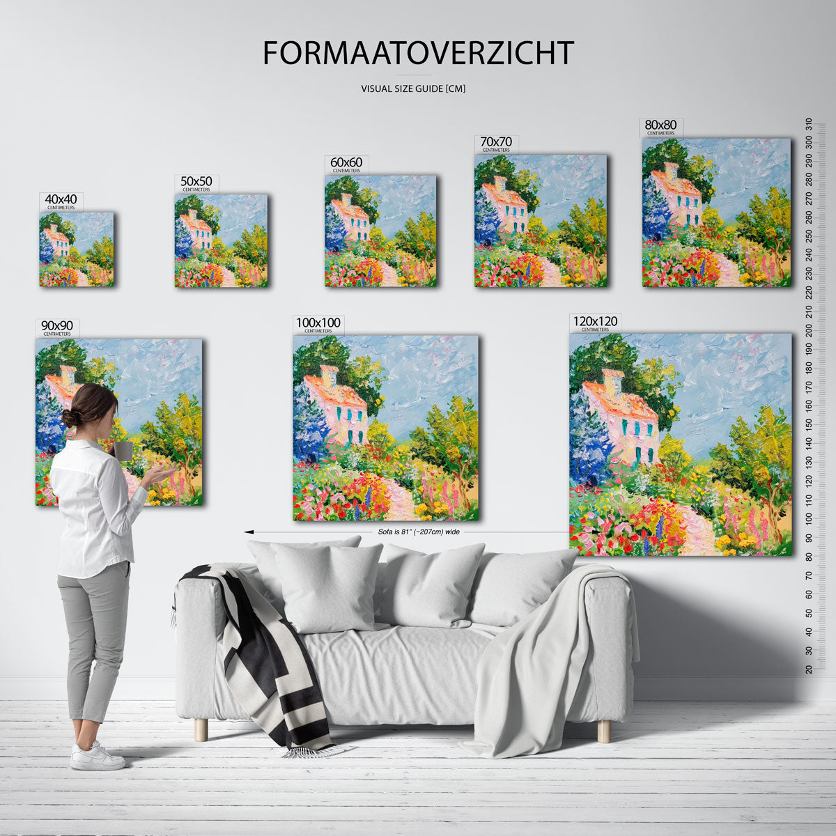 Bloemenhuis Poster
