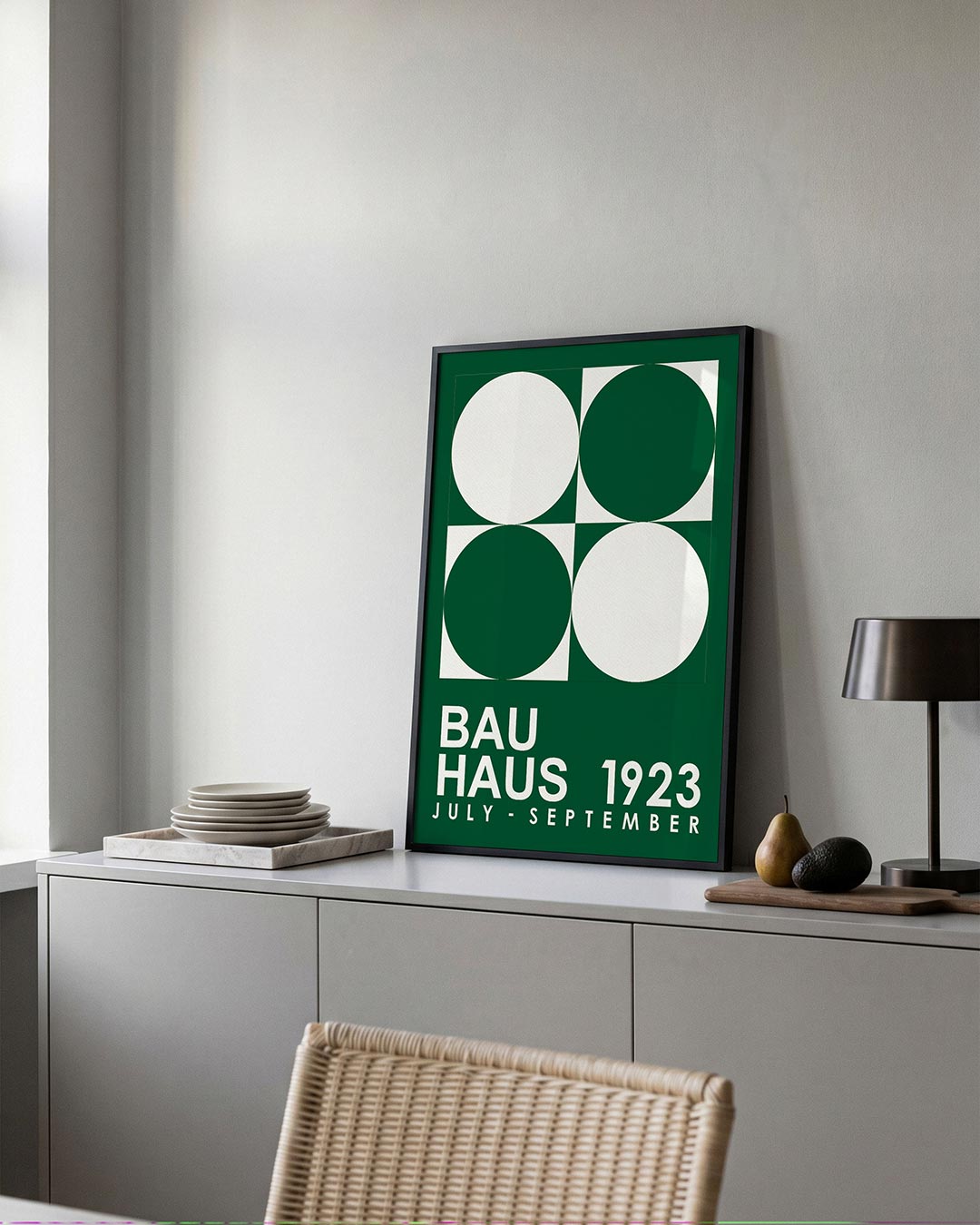 Cirkel en vierkant Poster