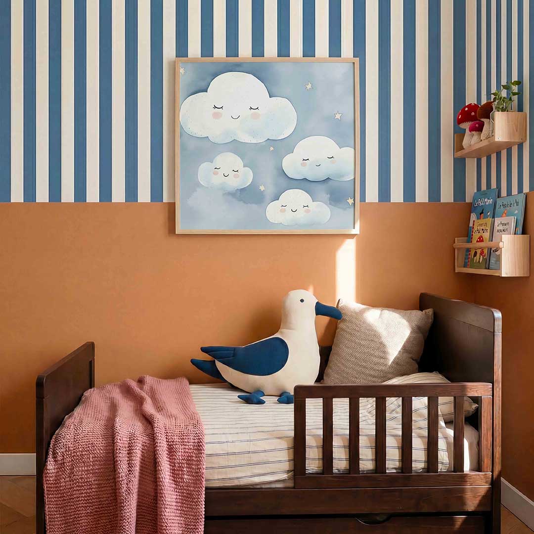 Slapende wolken Poster