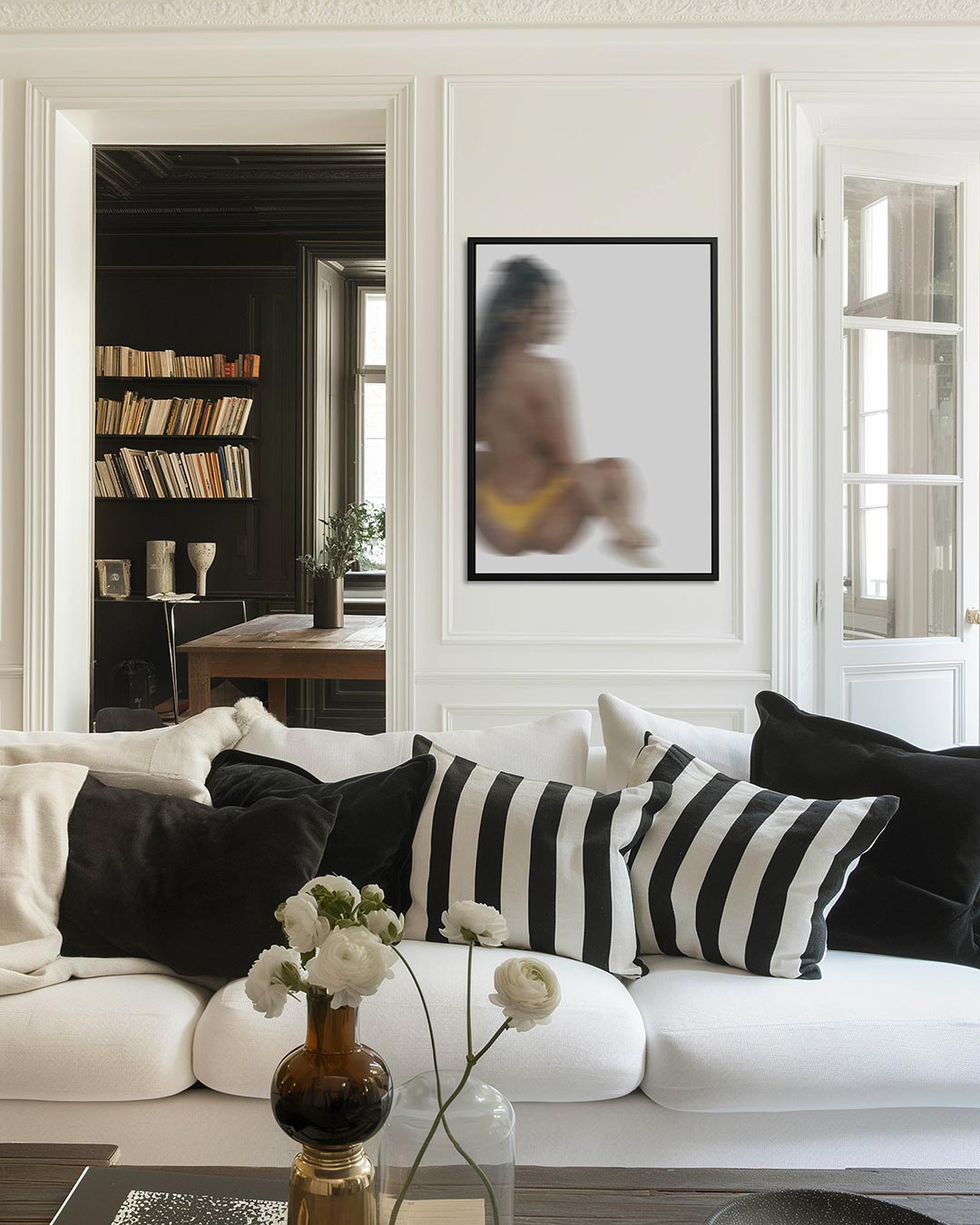 Vervagende vormen Kunstwerk