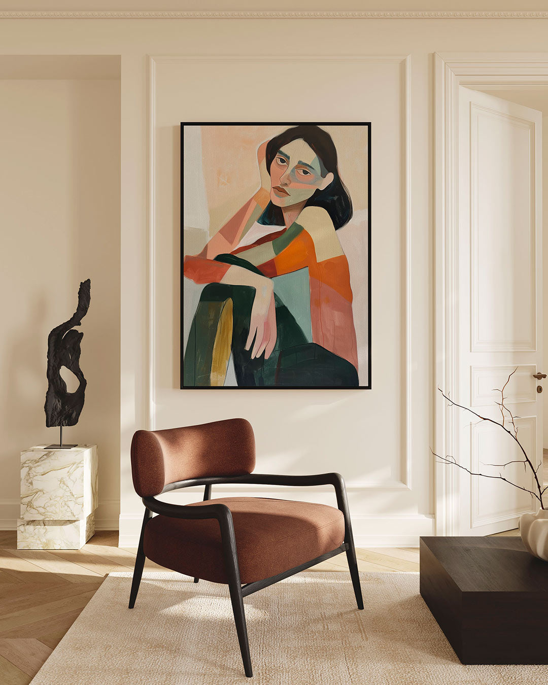 Portretstudie Kunstwerk