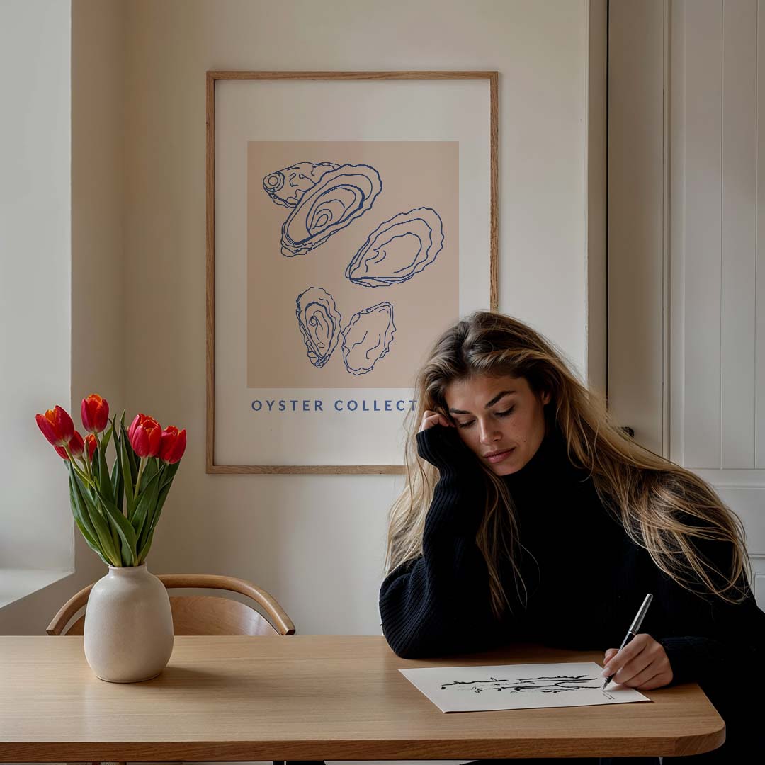 Stijlvolle Oyster Collectie Poster-WallArtistic