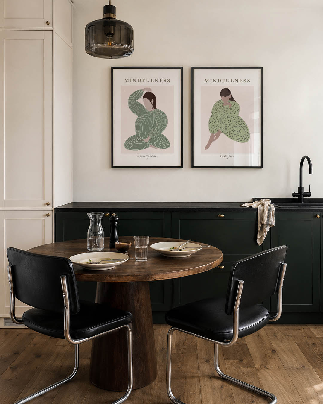 Zachte lijnenspel Posterset