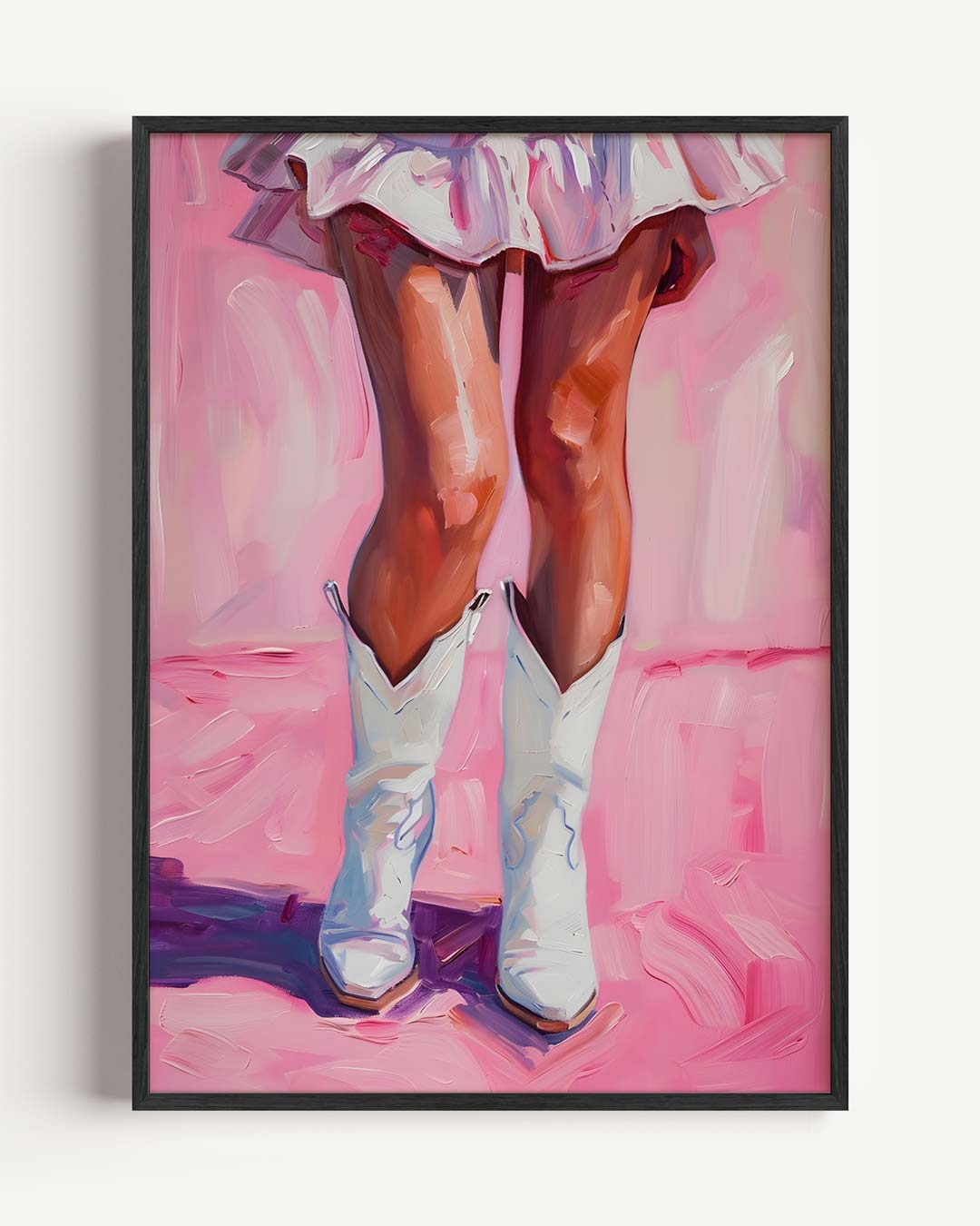 Stijlvolle Cowboy Glamour Poster-WallArtistic