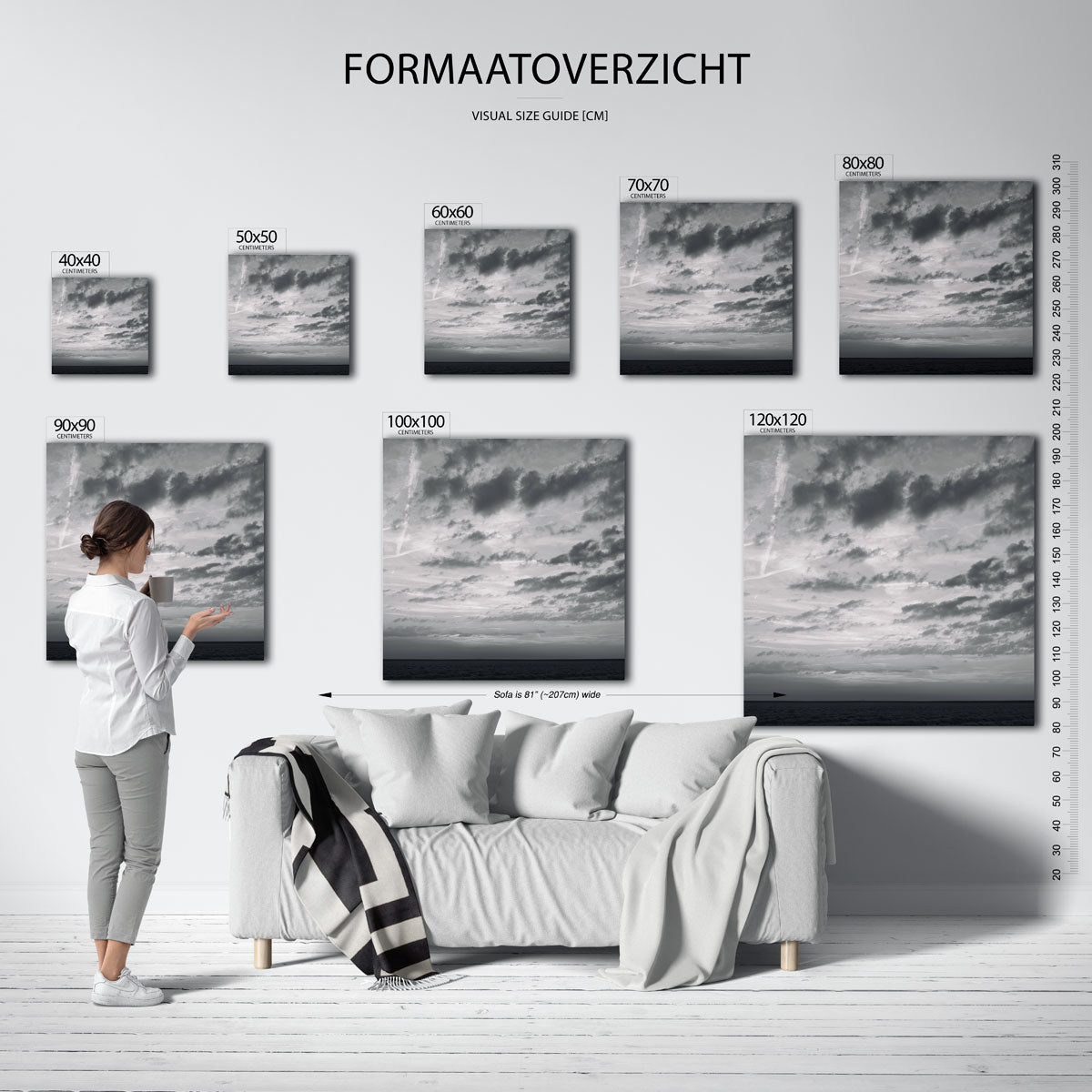 Dramatische lucht Poster
