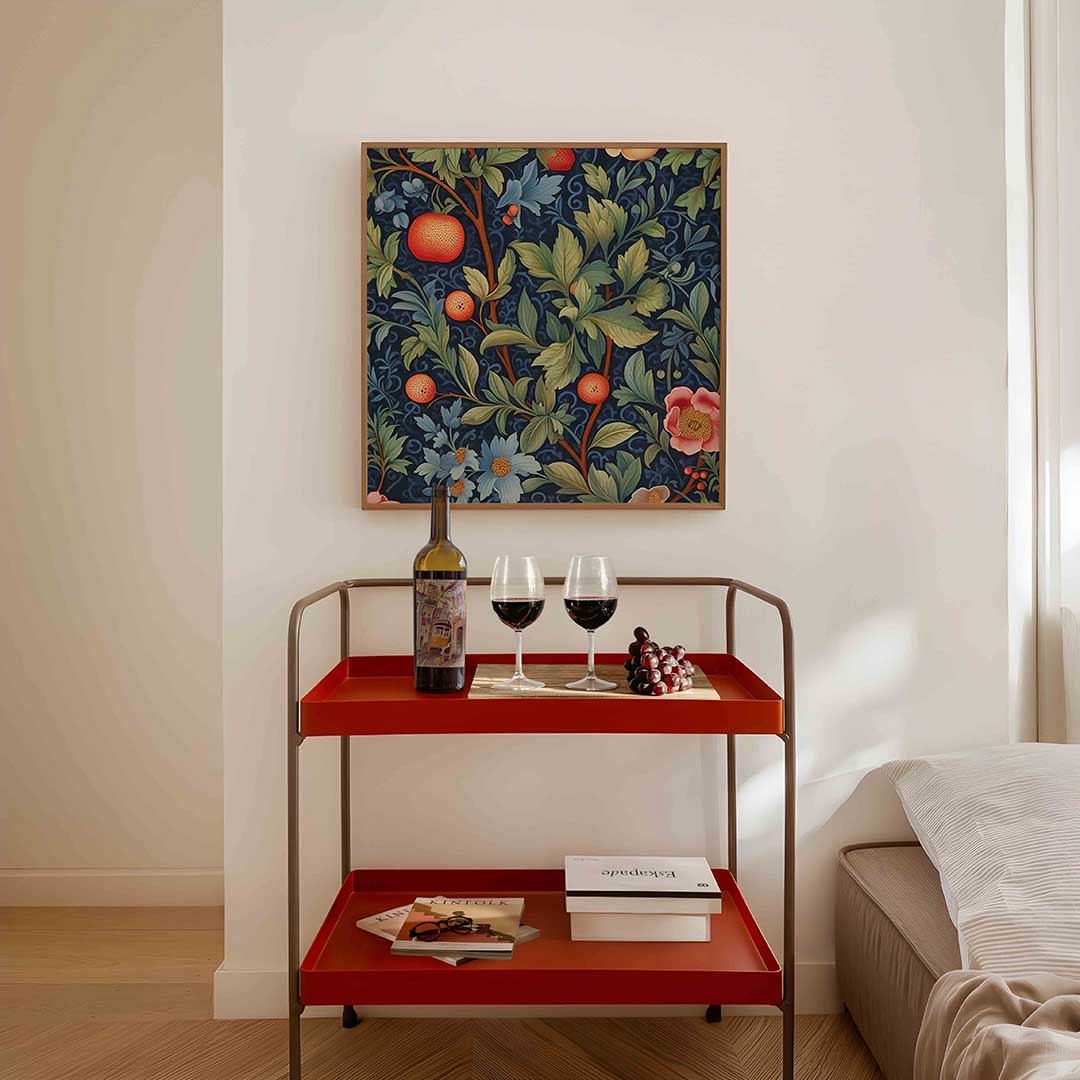 Bloemen en fruit Poster