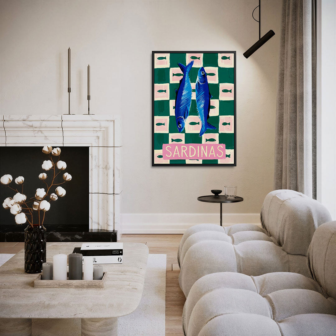 Vrolijke vissen Kunstwerk