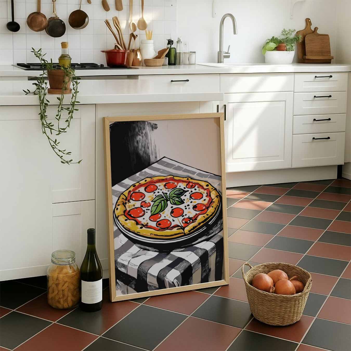 Pizza Art Poster-WallArtistic