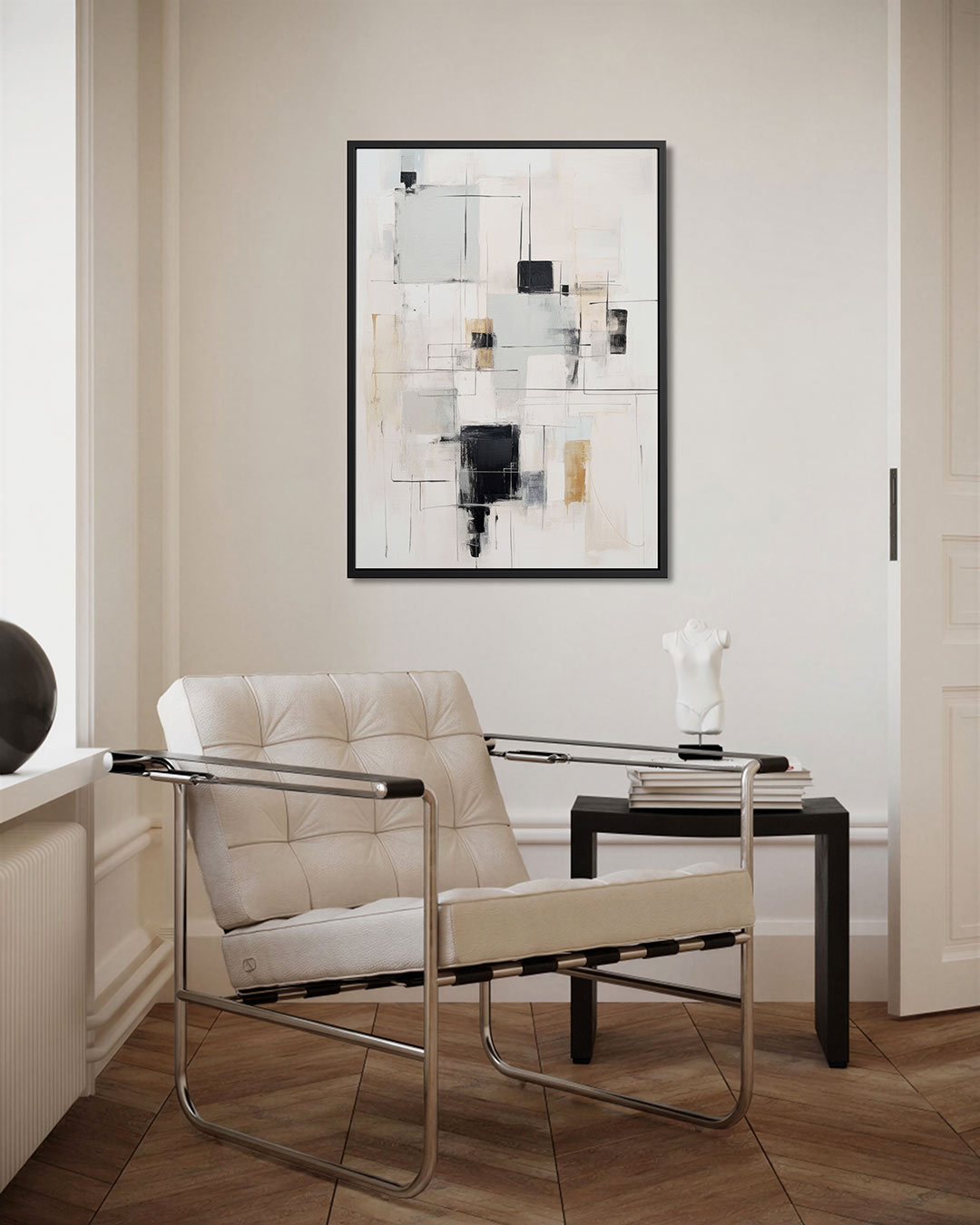 Geometrische lijnen Kunstwerk