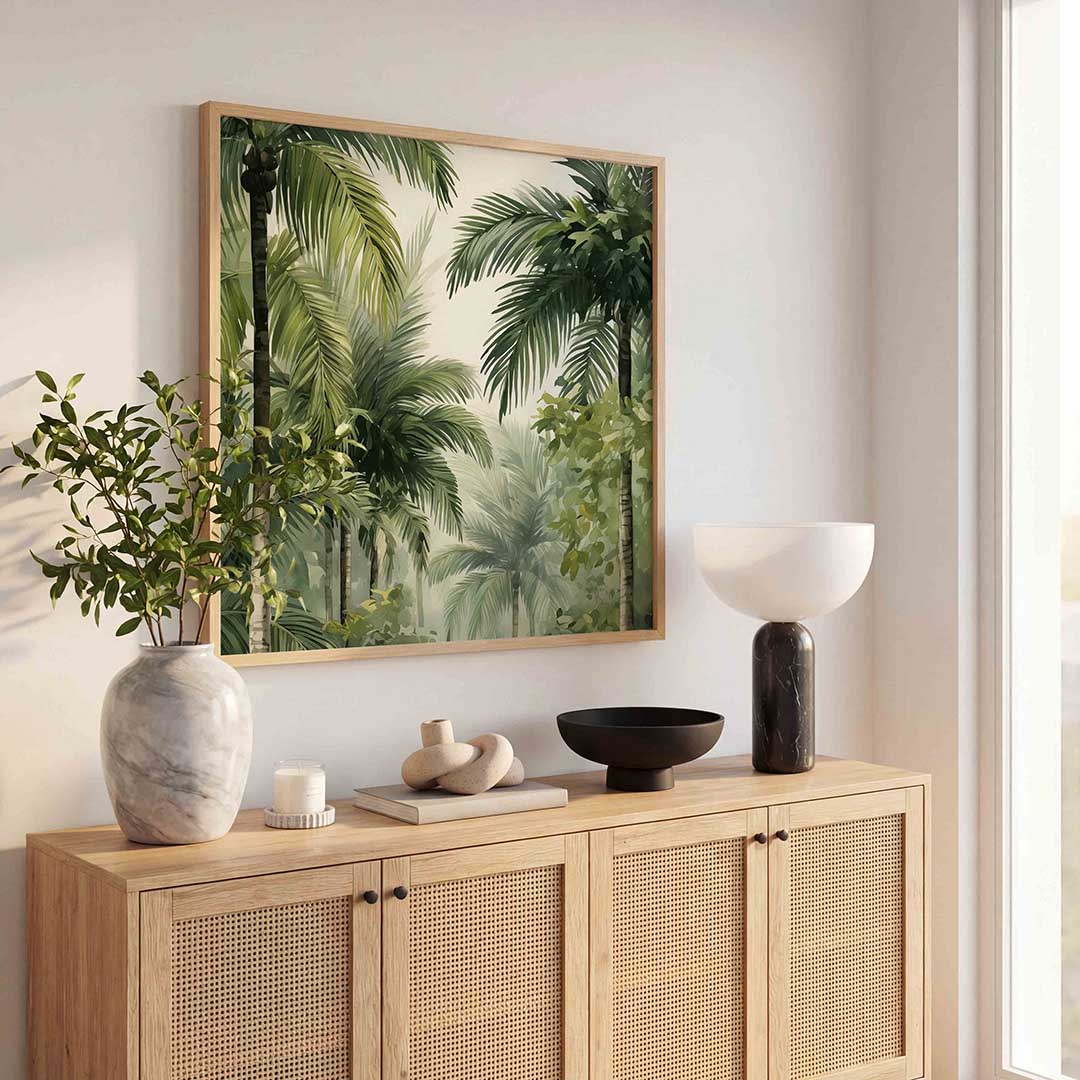 Tropische palmbomen Poster