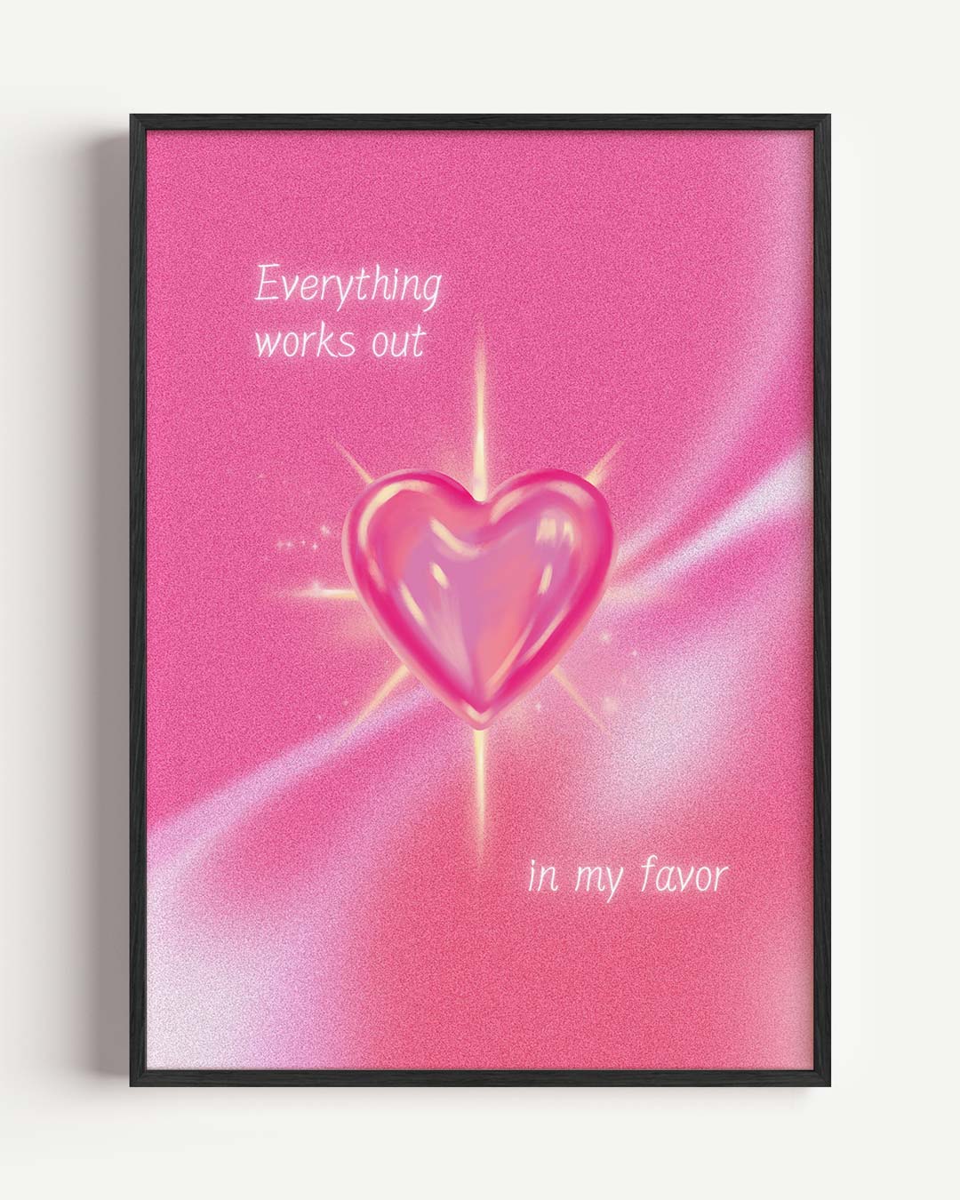 Everything Works Out Poster-WallArtistic