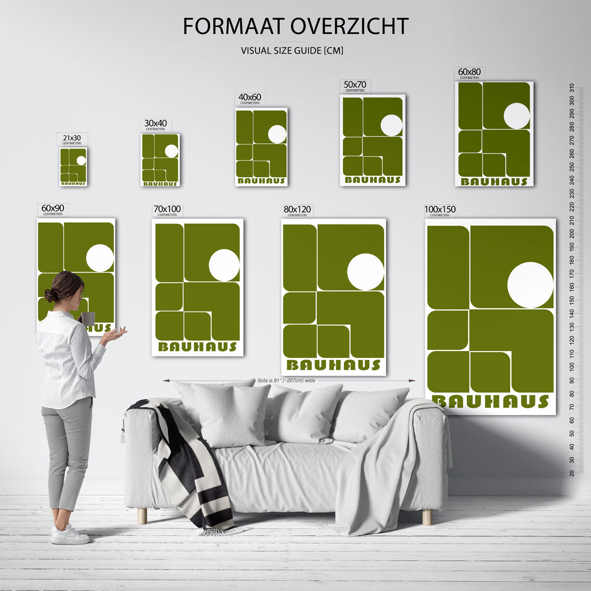 Vormen en vlakken Poster