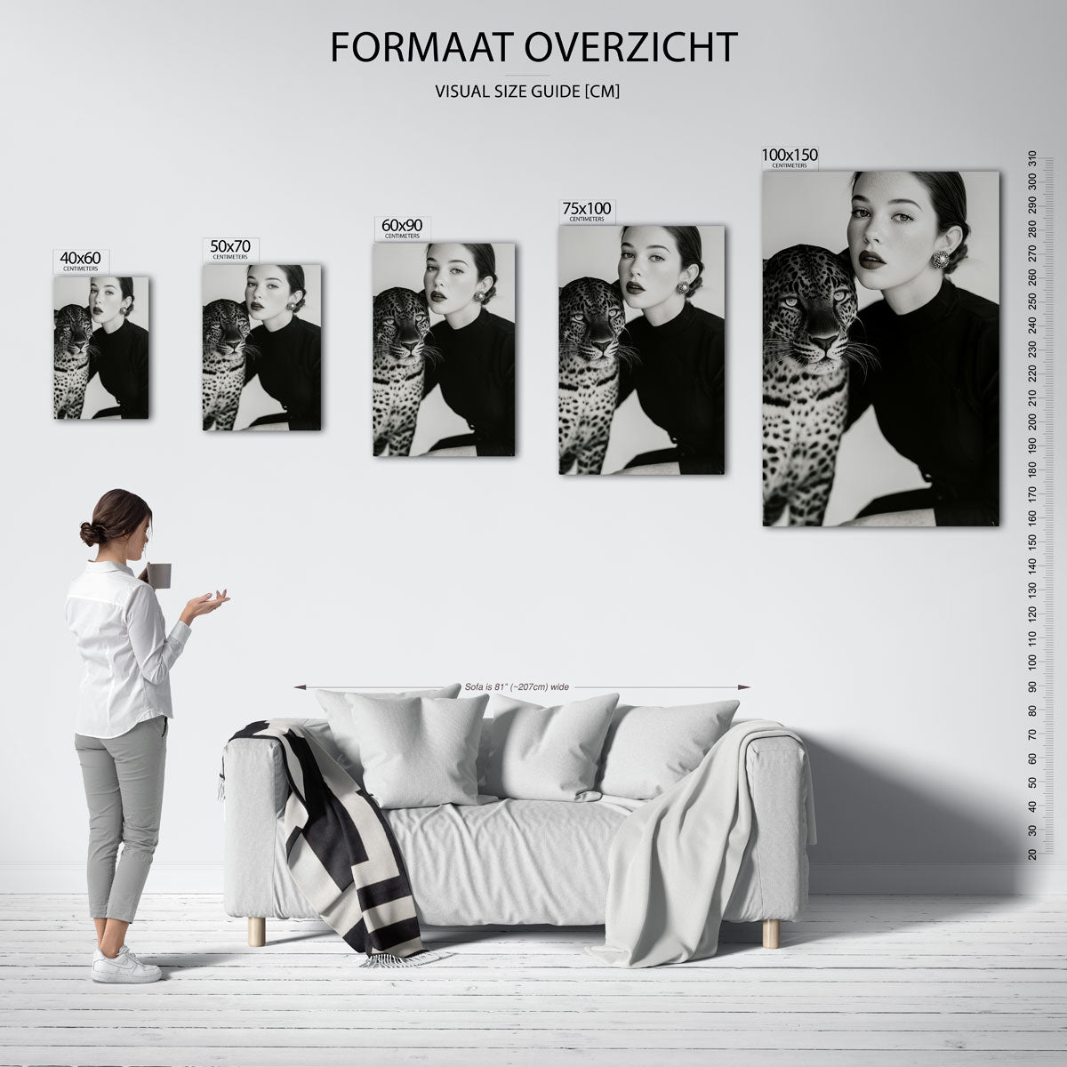 Elegante harmonie Kunstwerk