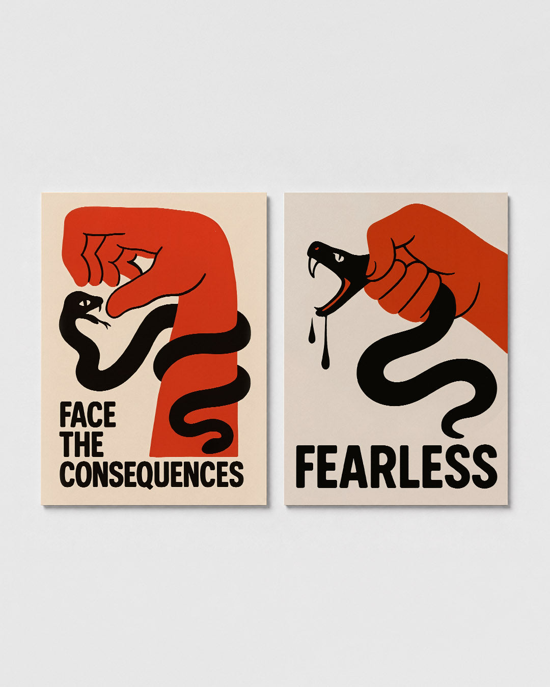 Dynamische vormkracht Posterset