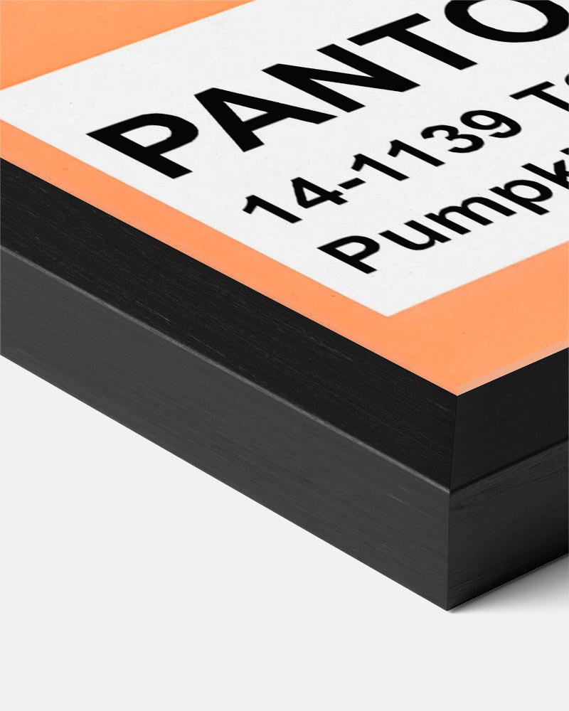 Pantone Stijlvolle Pumpkin Poster-WallArtistic
