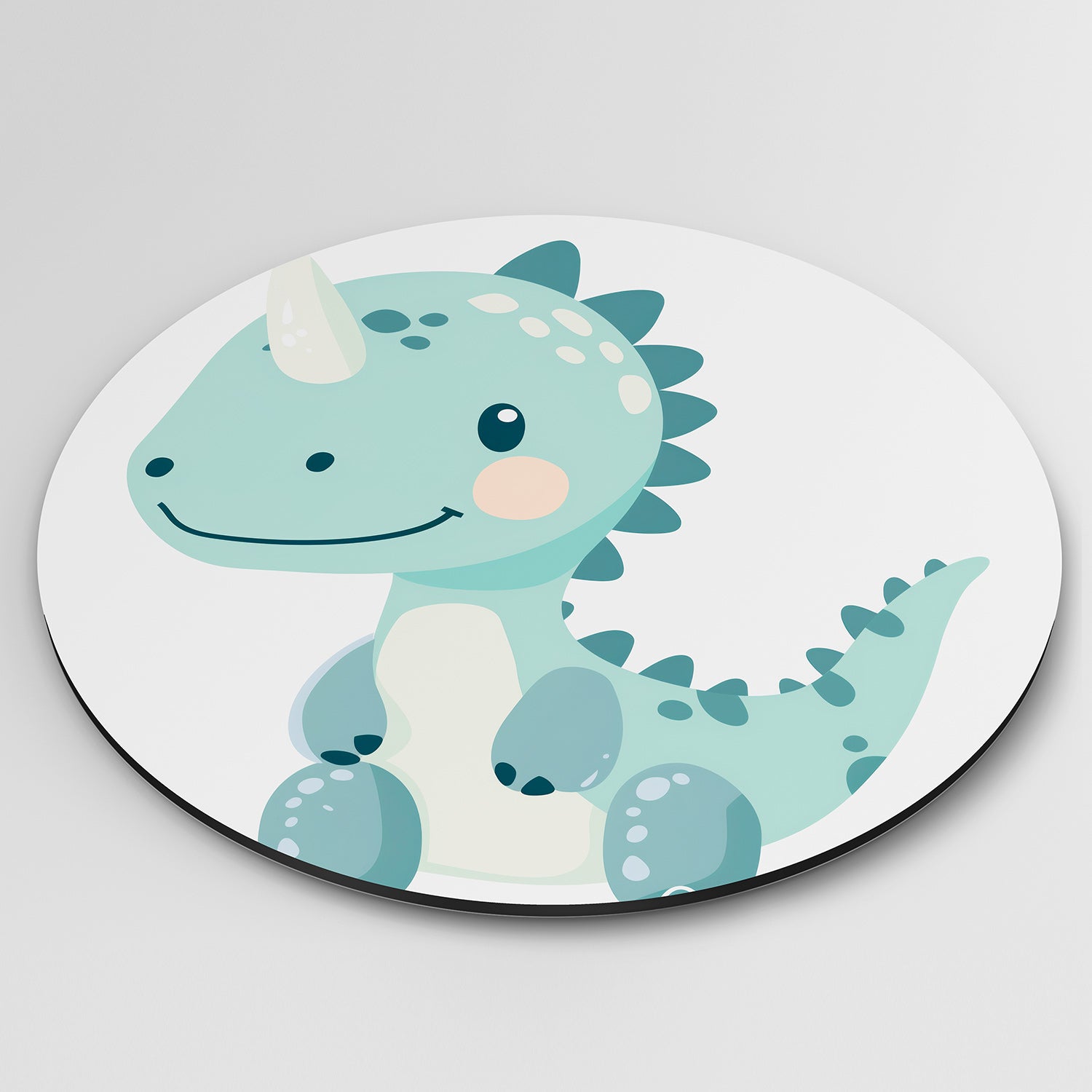 Schattige dinosaurus Muurcirkel