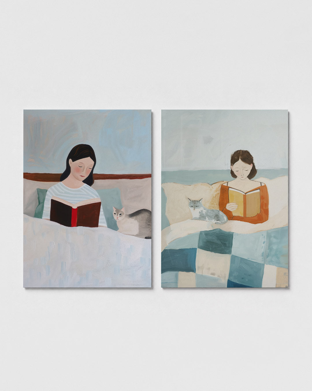 Rustige leessfeer Posterset