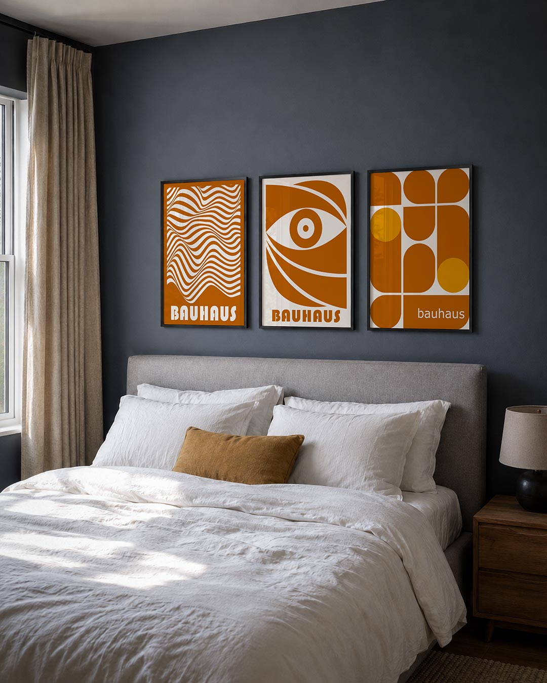 Golvend lijnenspel Posterset