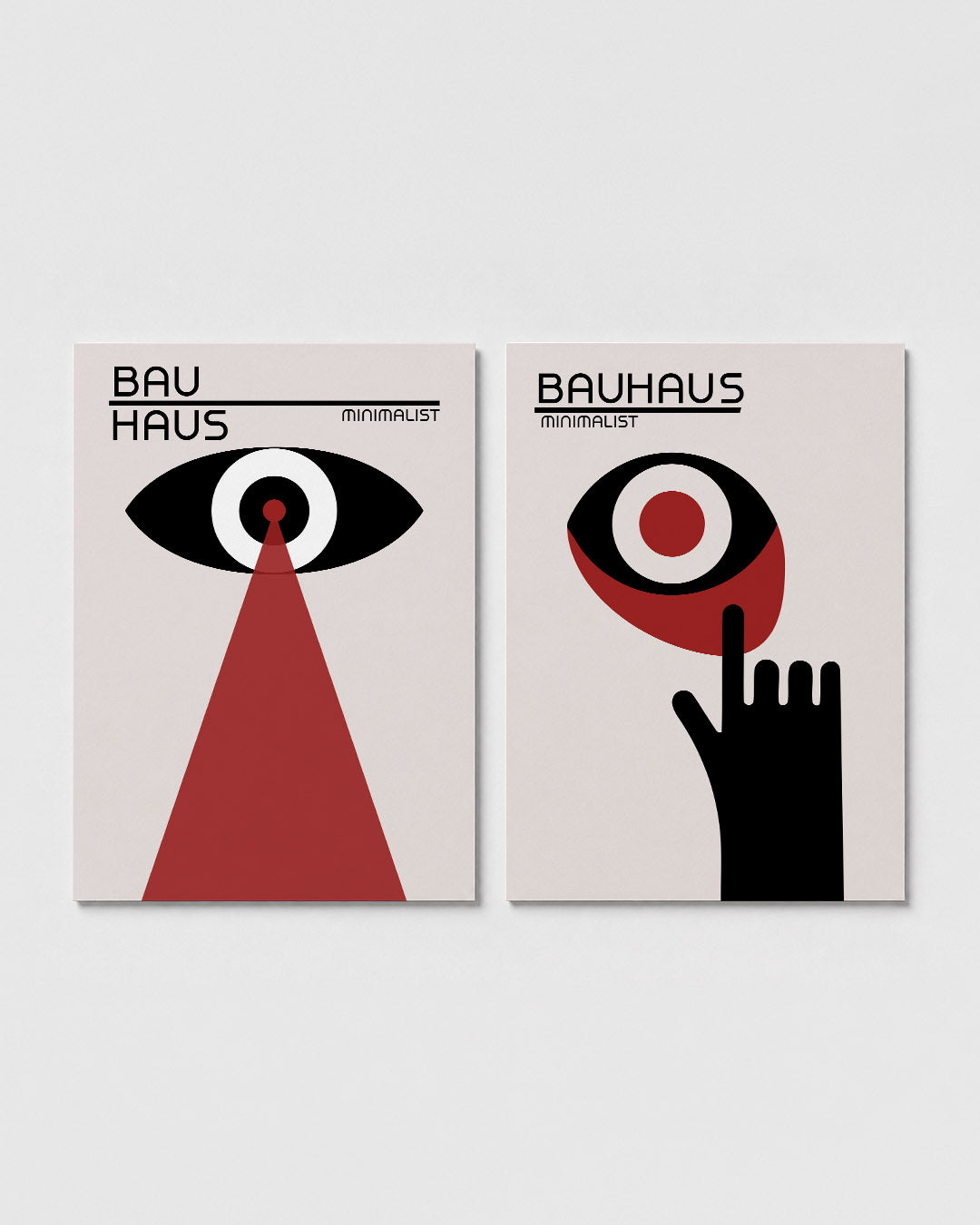 Oog en stralen Posterset