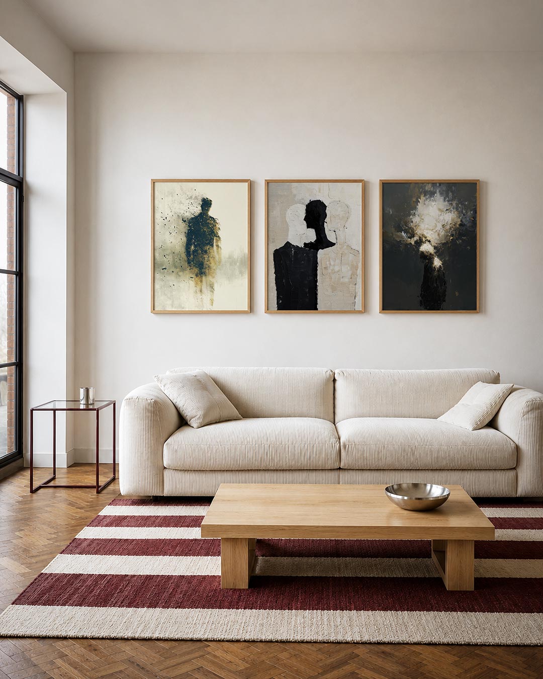 Vervagende silhouet Posterset