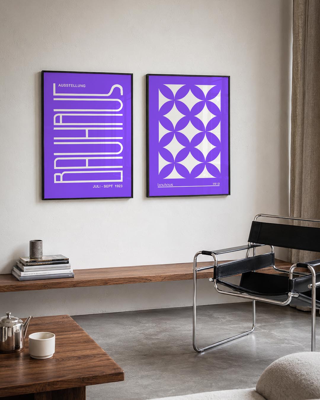Lijnen en kleurvlakken Posterset