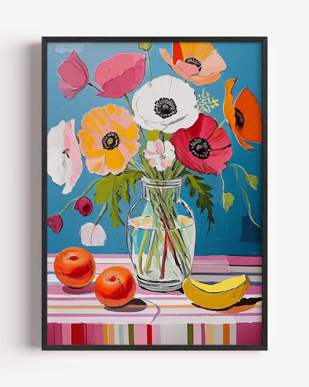 Bloemenpracht in Vaas Poster-WallArtistic