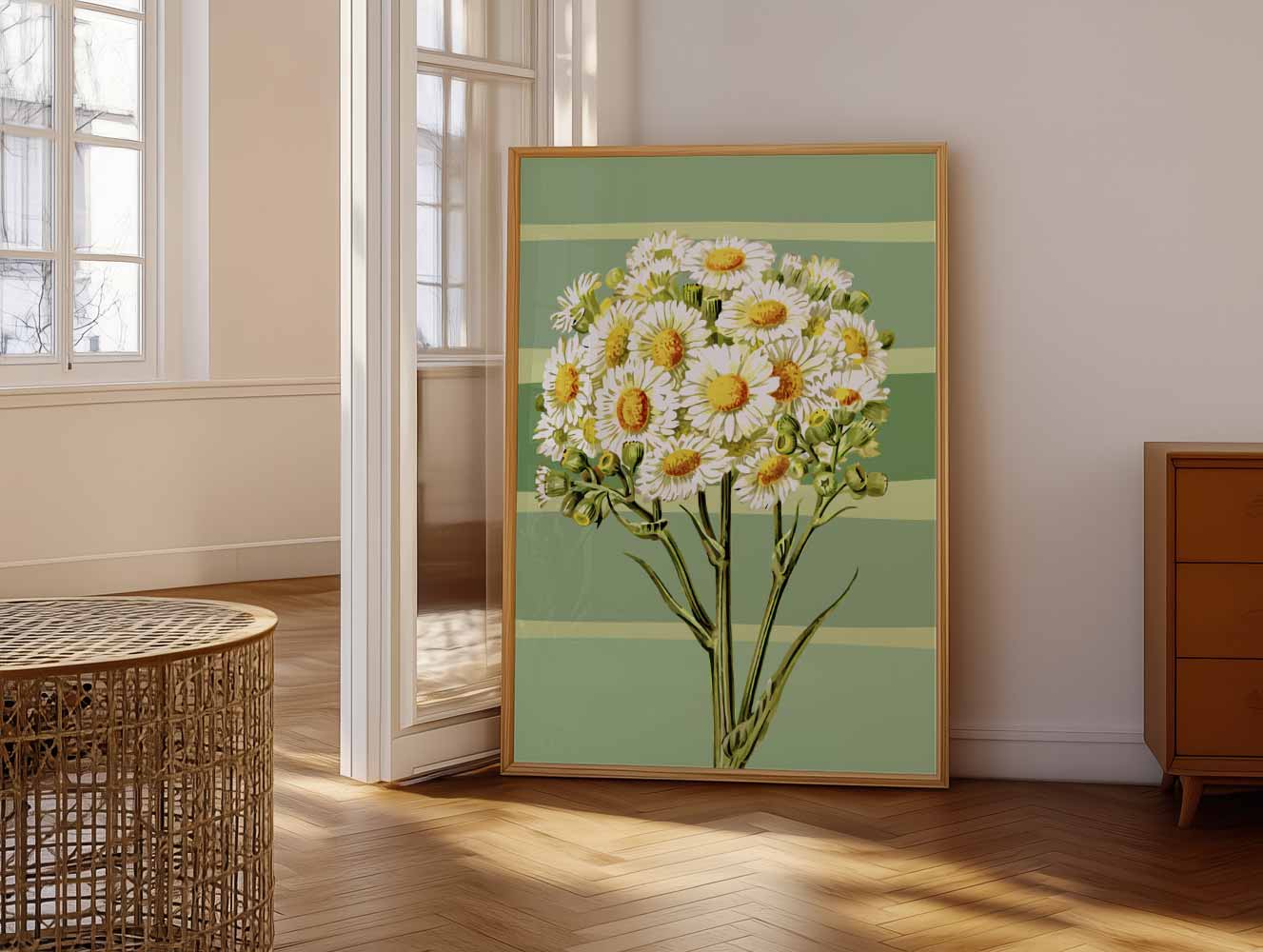 Frisse Madeliefjes Bloemenposter-WallArtistic