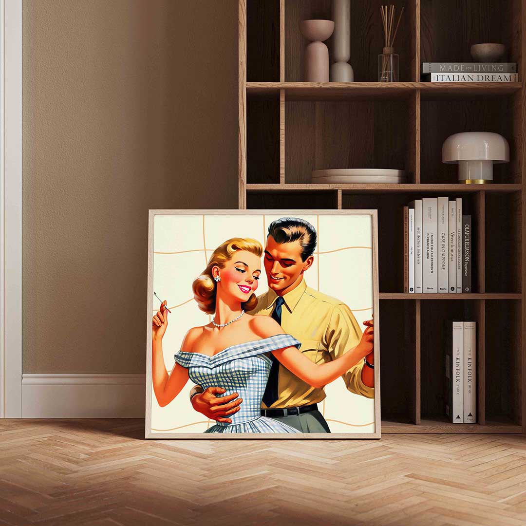 Dansend koppel Poster