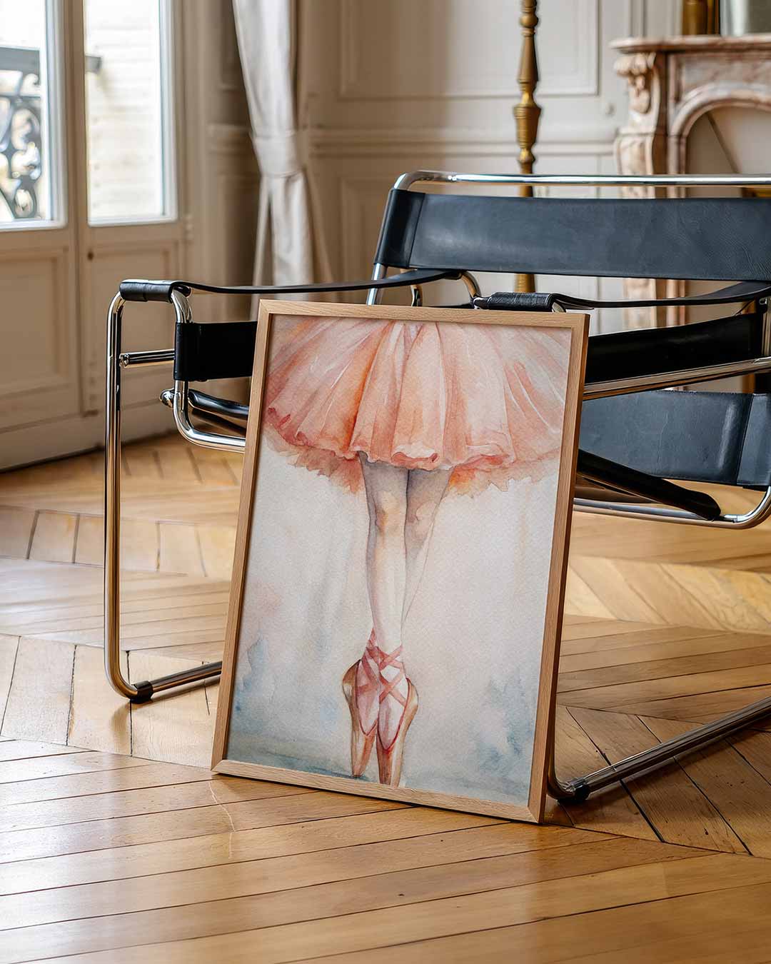 Elegante Ballerina Poster-WallArtistic