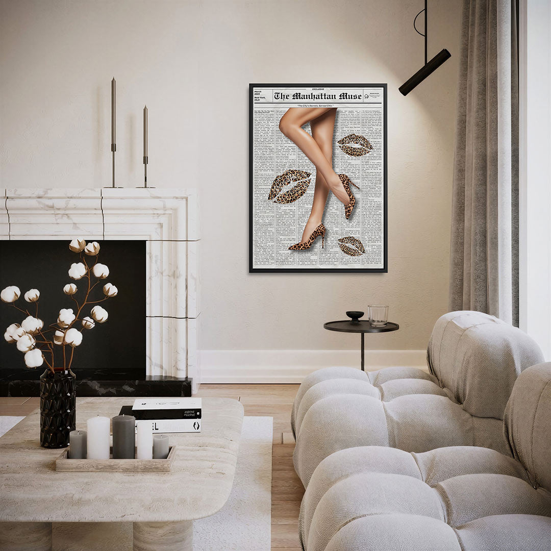 Mode en print Kunstwerk