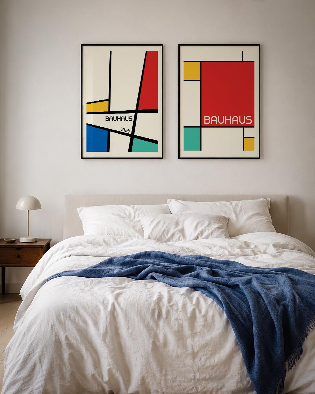 Kleurrijke vlakken Posterset