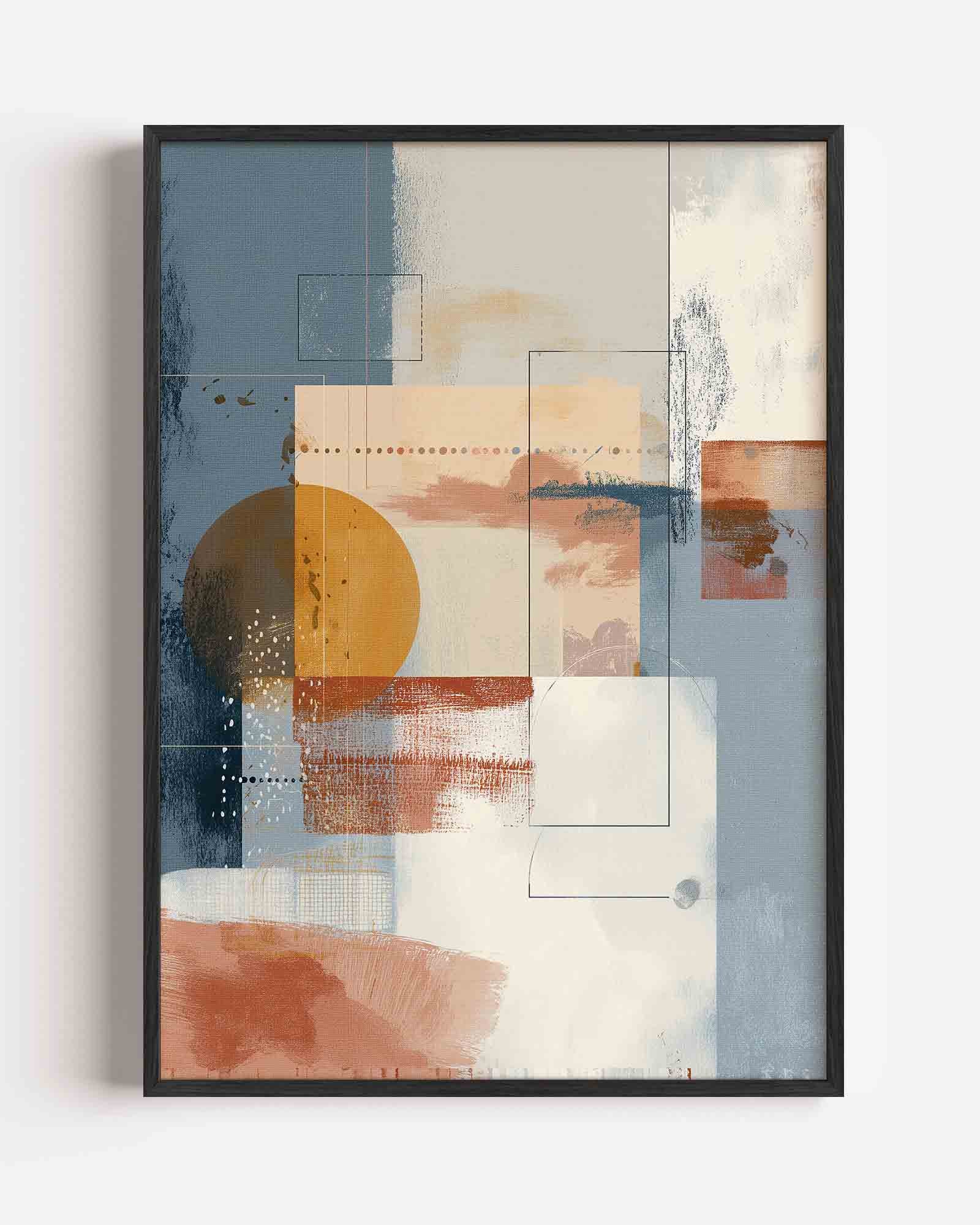 Abstracte vormen Poster