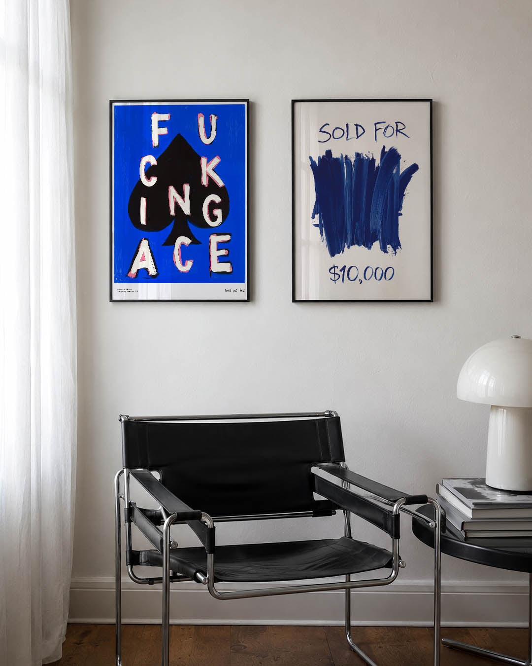 Speelse typografie Posterset
