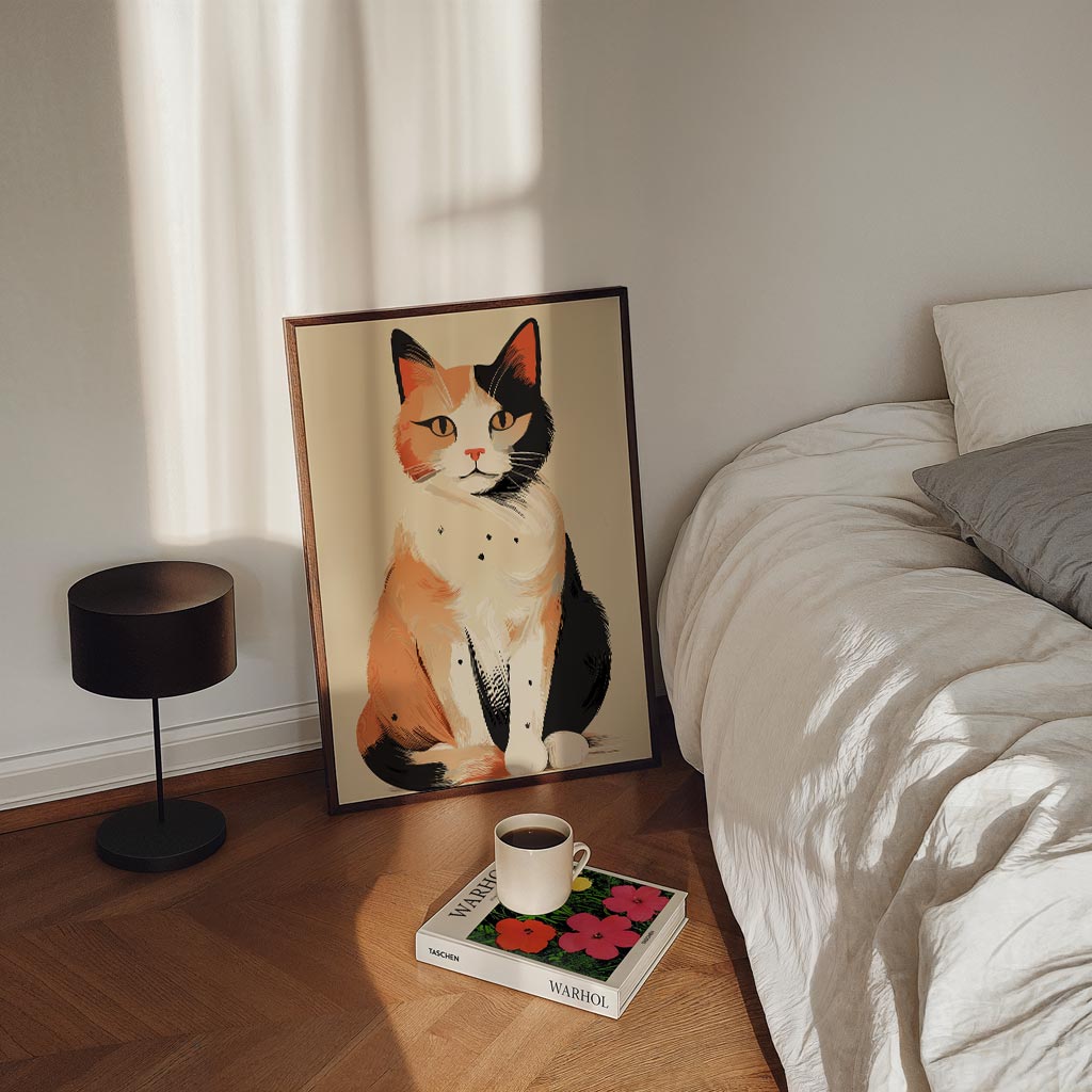 Stijlvolle Kattenposter-WallArtistic