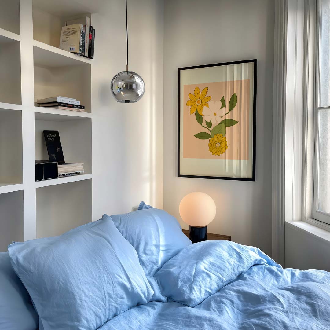 Bloemige Vrolijkheid Wandposter-WallArtistic