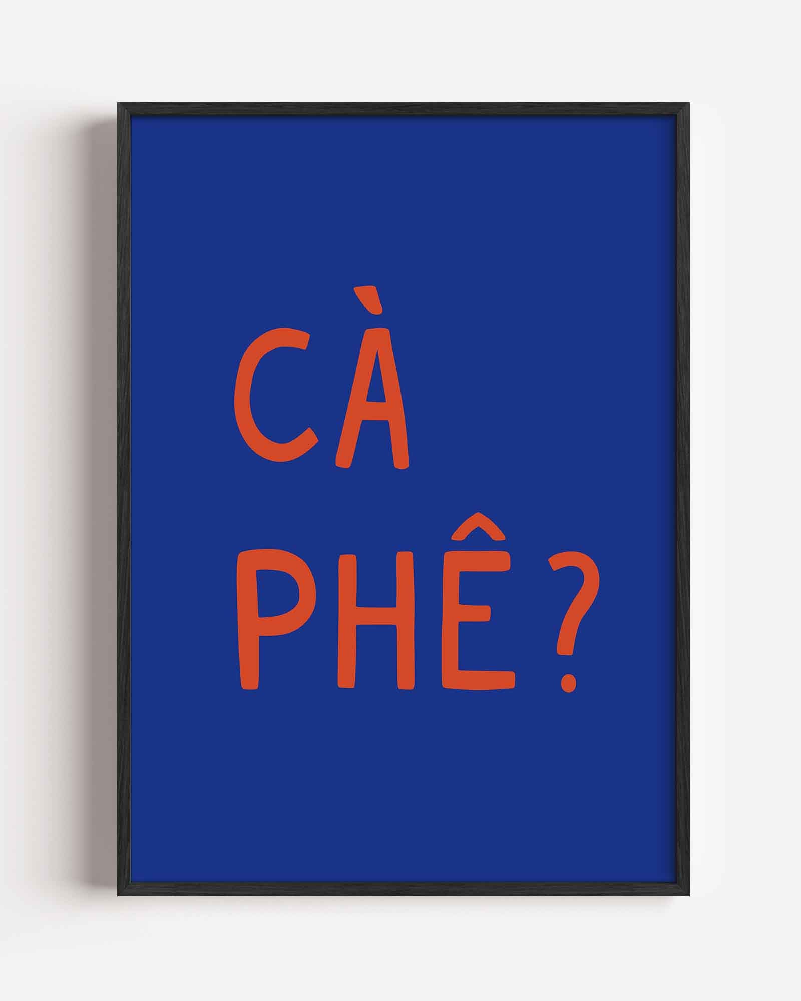 Cà phê Poster