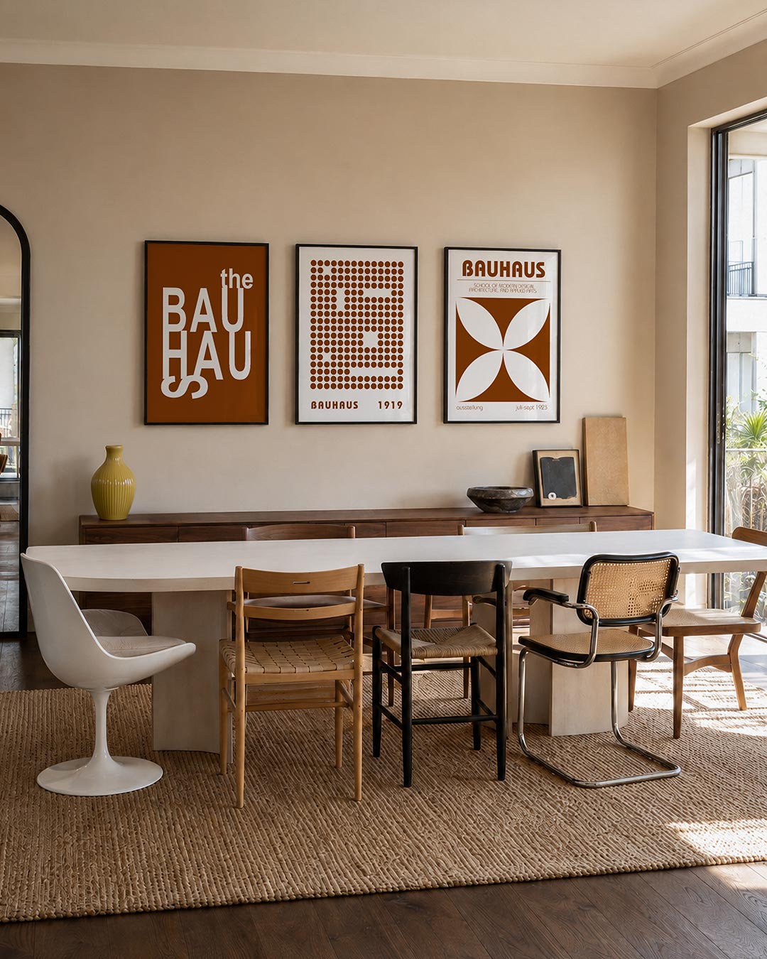 Typografisch spel Posterset