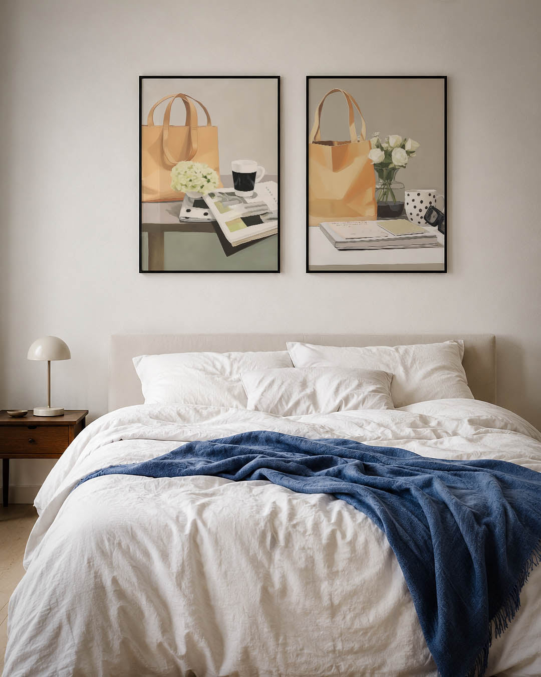 Zachte tinten stilleven Posterset