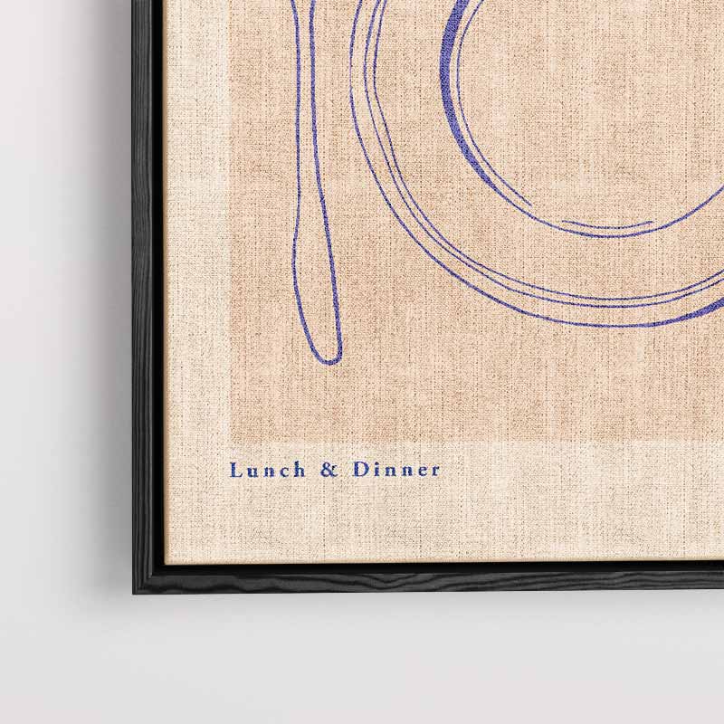 Stijlvol Eetservies Poster