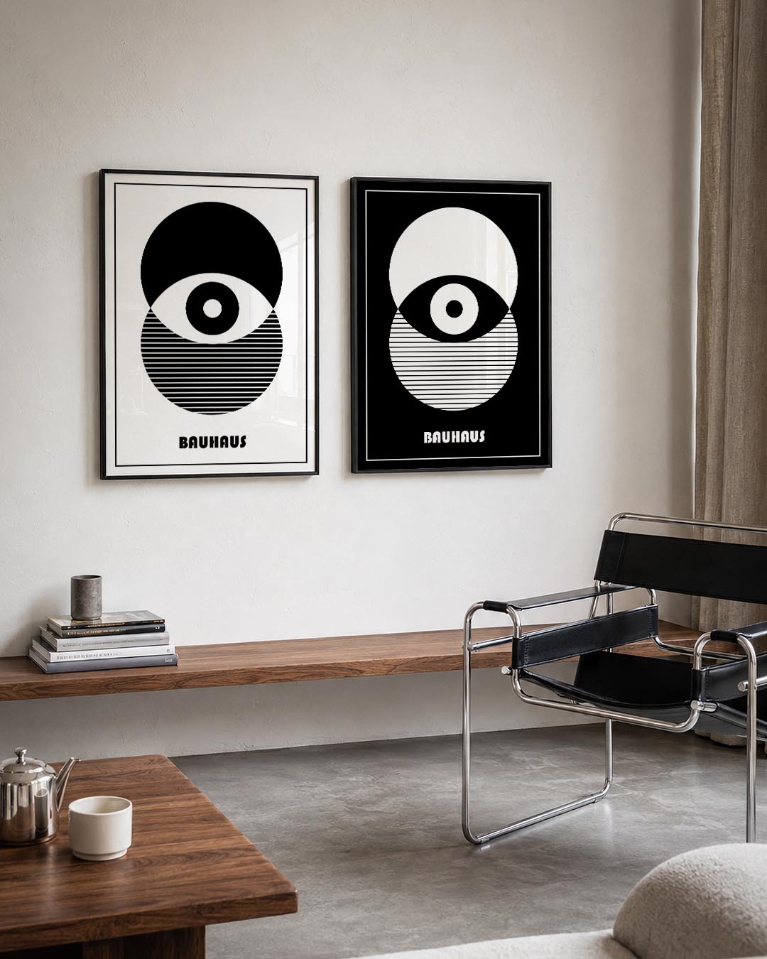 Cirkel en lijnen Posterset