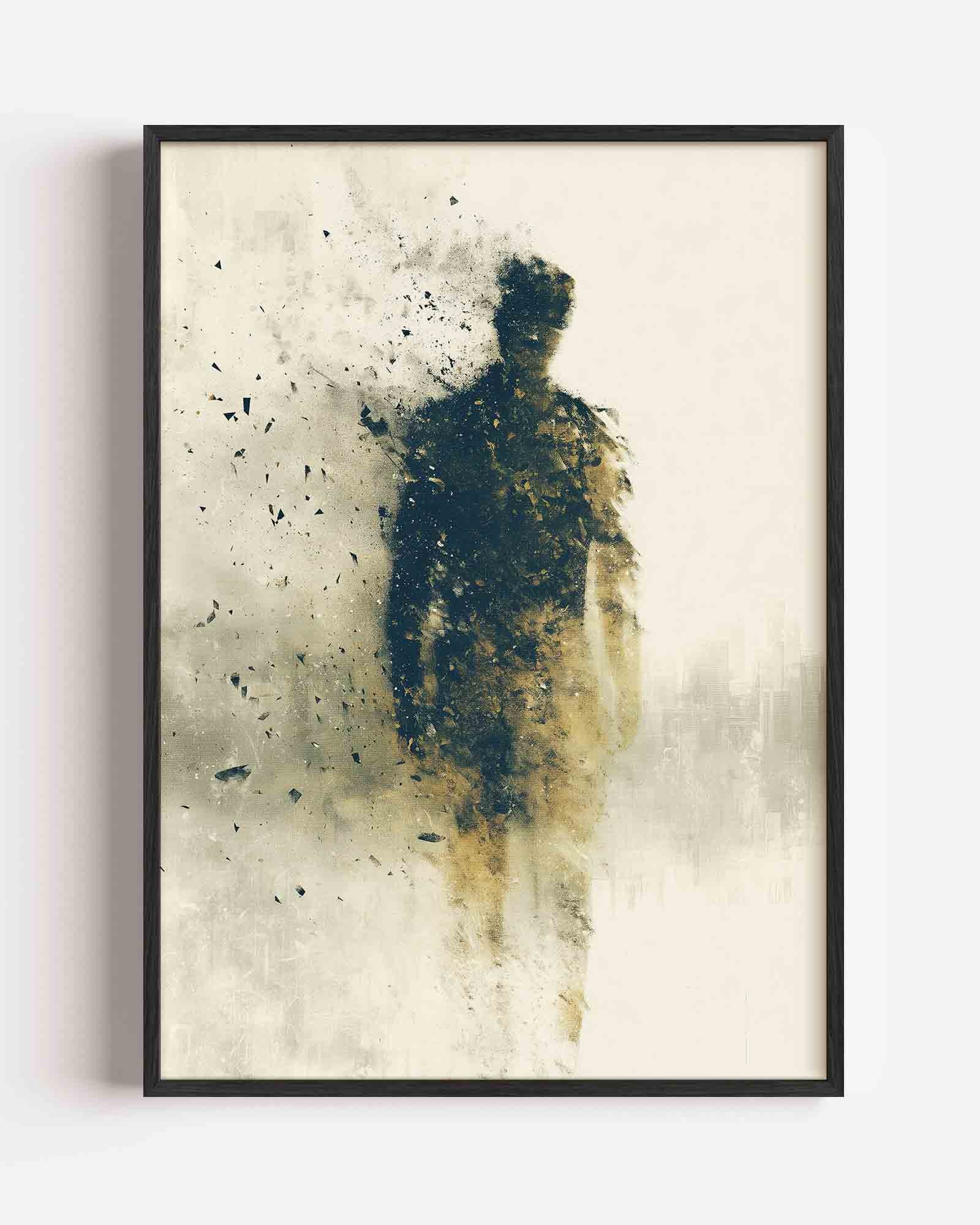 Vervagende figuur Poster