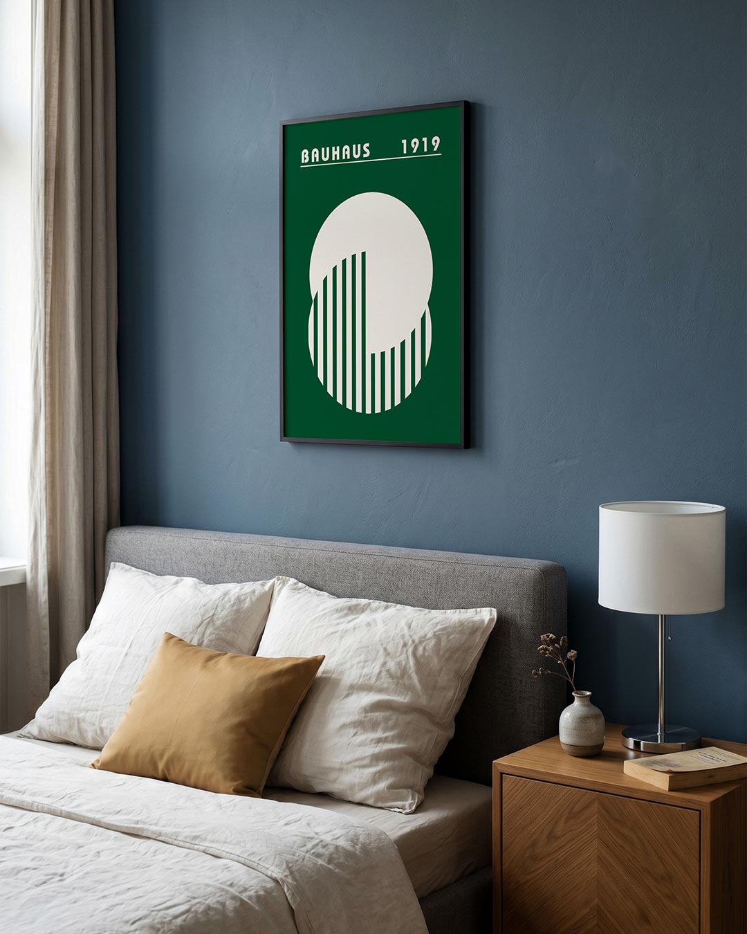 Cirkel en lijnen Poster