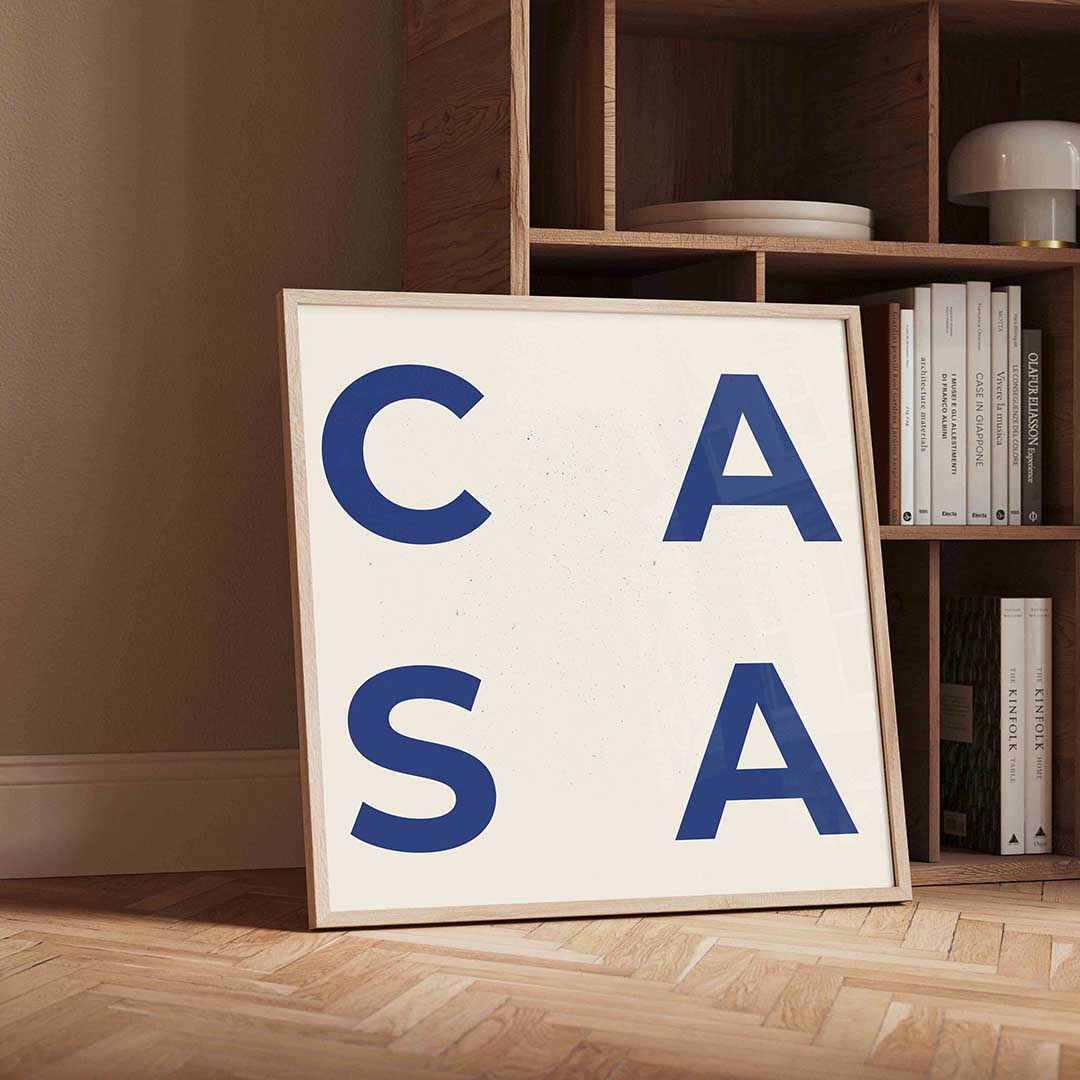 Casa letters Poster