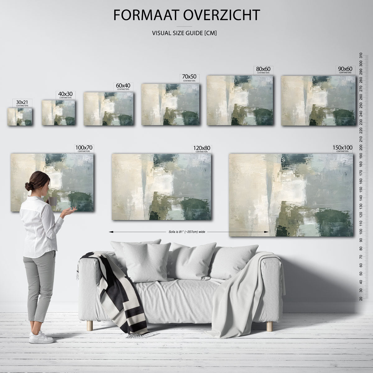 Abstracte vormen Poster
