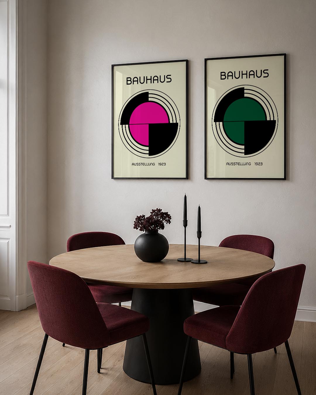 Cirkel en lijnen Posterset