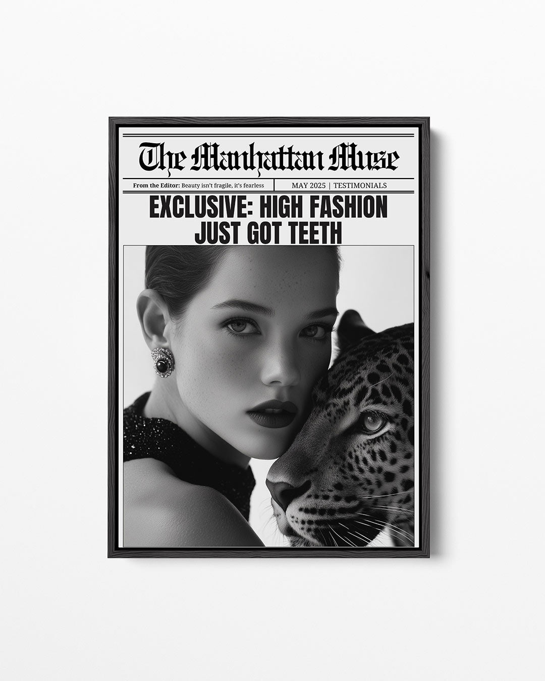 Mode en wildheid Kunstwerk